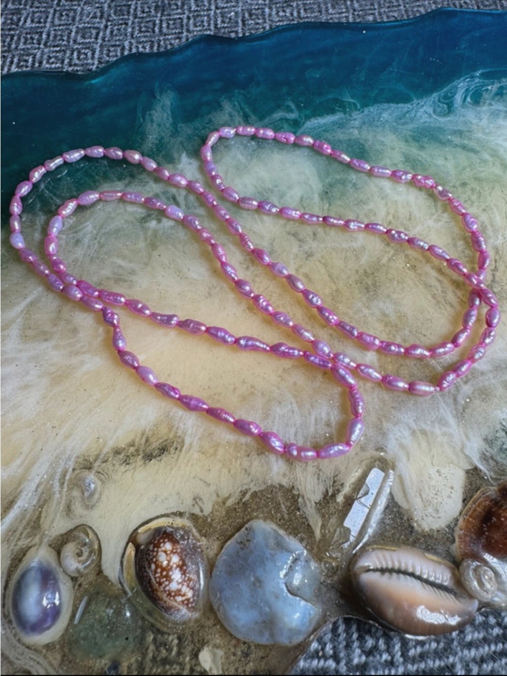 Handmade Pink Freshwater Pearl Necklace - Unbranded